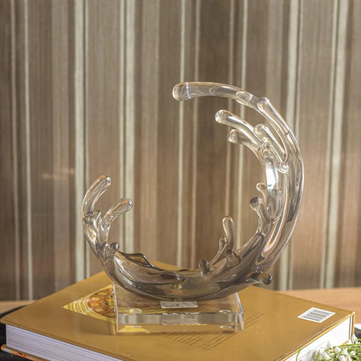 Sculptures & Figurines Water Splashing - Large - Daamaira Home and Living Ltd
