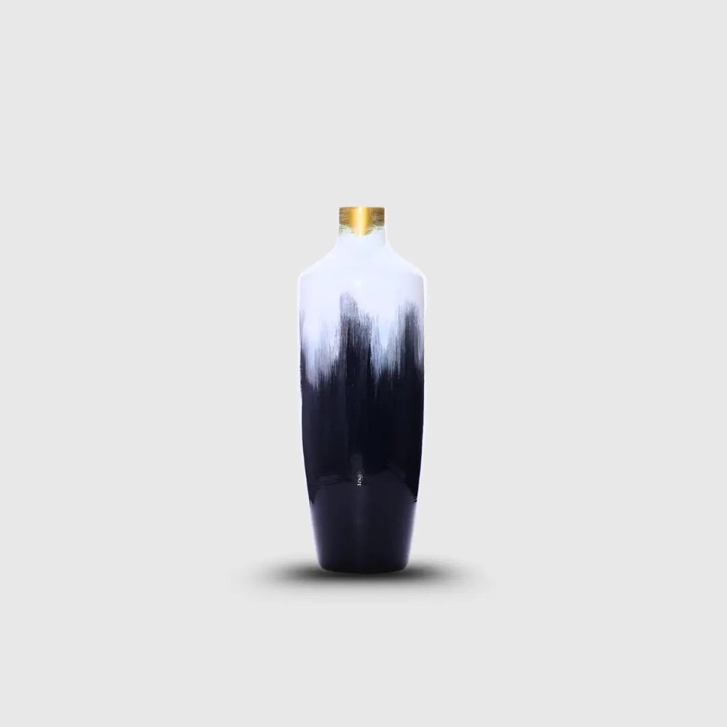 Vases Wooden Horizon Short Vase - Daamaira Home and Living Ltd