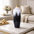 Vases Wooden Horizon Short Vase - Daamaira Home and Living Ltd