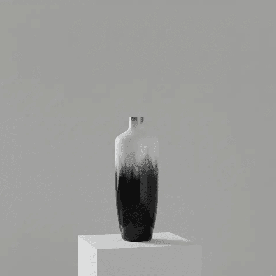 Vases Wooden Horizon Short Vase - Daamaira Home and Living Ltd